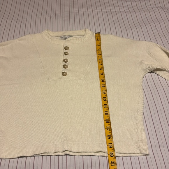 Madewell textured off-white top - Picture 7 of 10